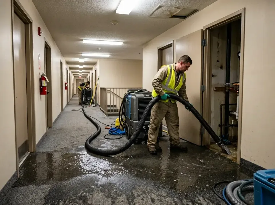 multi-unit-apartment-hallway-f-005 — frequently asked questions, Emergency Burst Pipe Water Extraction & Removal in Welcome,…